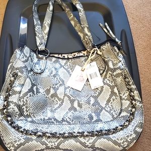 Jessica Simpson  snake print purse